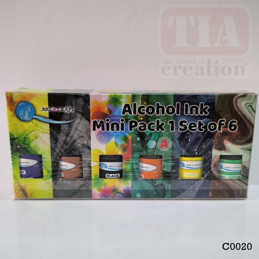 ALCOHOL INK MINI PACK 6COLOR SET A