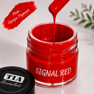 Plain Pigment for Resin art (SIGNAL RED)