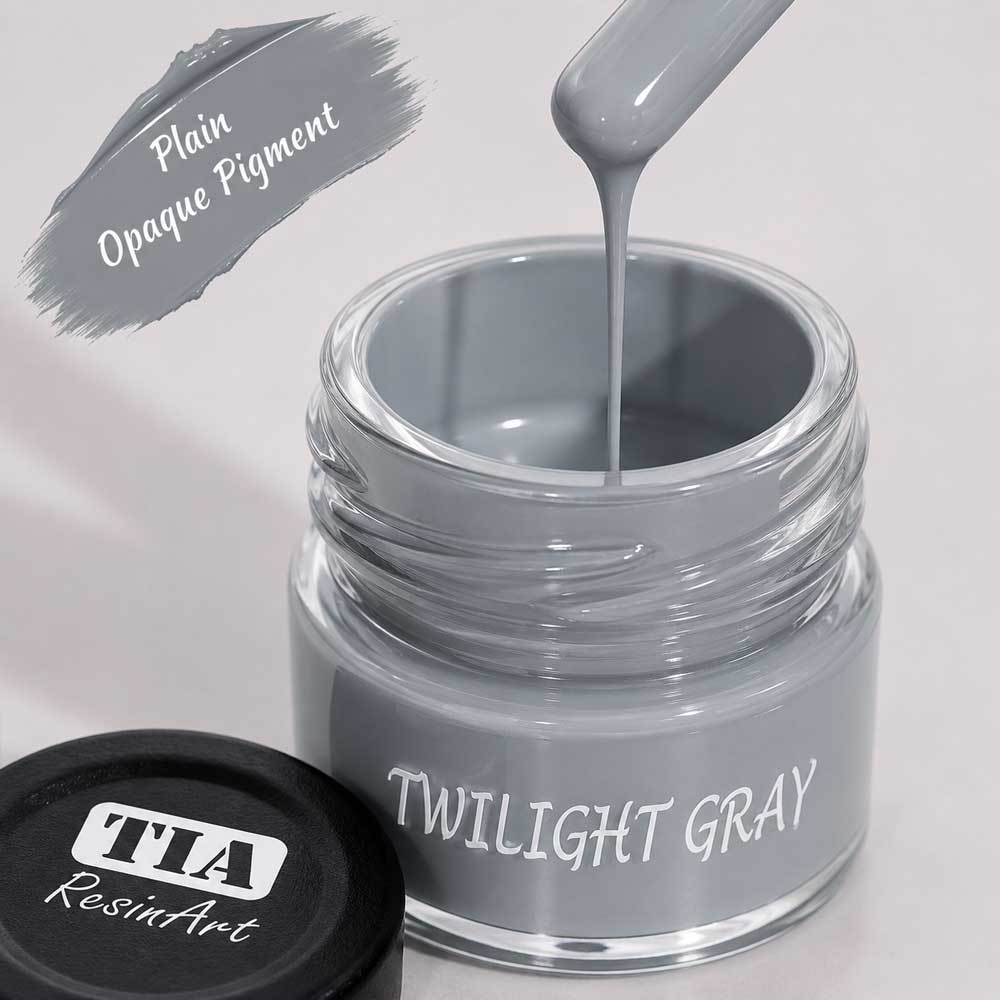 Plain Pigment for Resin art (TWILIGHT GRAY) 1 Plain Pigment Resin Twilight Ultimate - High-Quality Color for Art