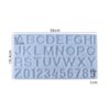 ABCD Alphabet Without Hole Mould 34x19cm 7mm Depth (SM071)