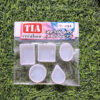 Keychain and Pendant 5 Cavity 5mm Depth Silicon Mould (TC086) - Product Image