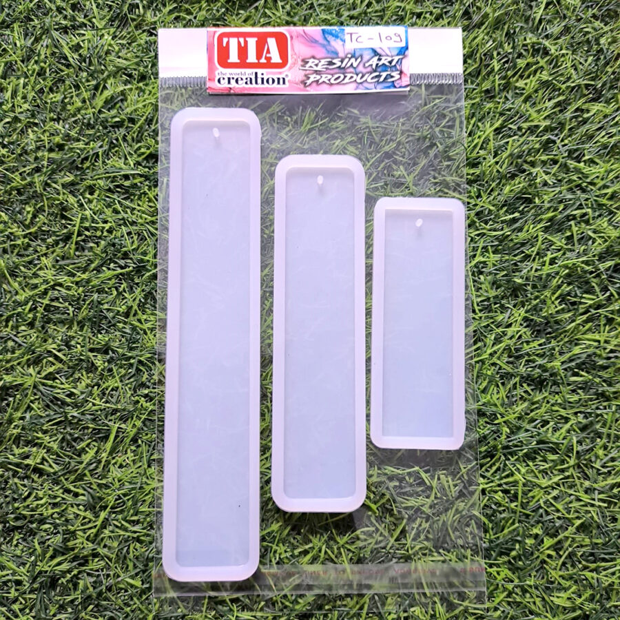 Bookmark 3pcs Mould 8x4cm 6x4cm 4x4cm 3mm Depth (TC109)