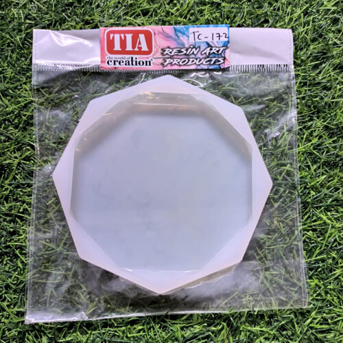 Hexagon 5in Diamond Coaster Silicone Mould Ultimate - High-Quality Resin Tool
