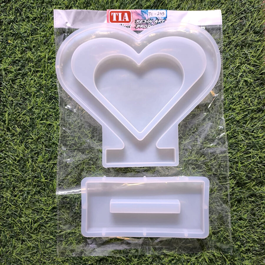 HEART WITH STAND MOULD 9INCH 15MM DEPTH (TC243)