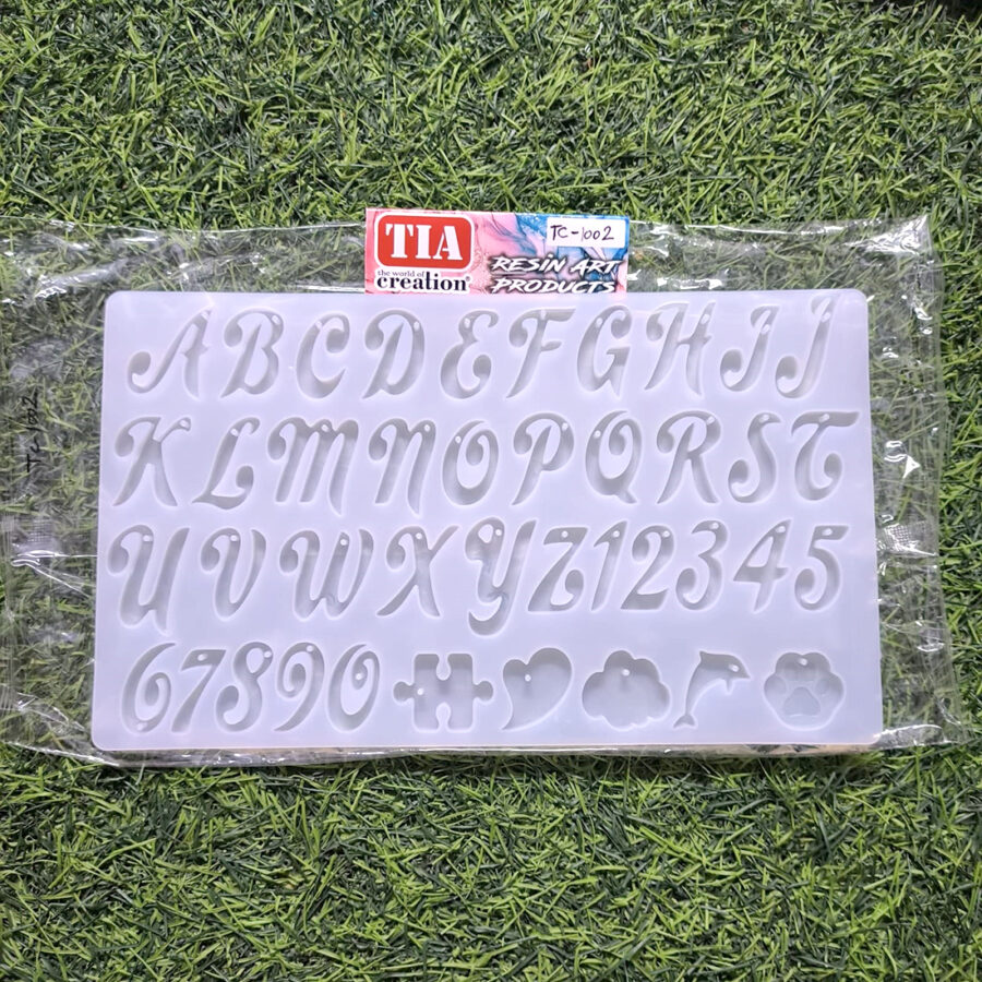 ABCD Alphabet Cursive mould (TC18-14)