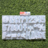ABCD Alphabet Numeric Mold Premium - Ultimate Resin Tool
