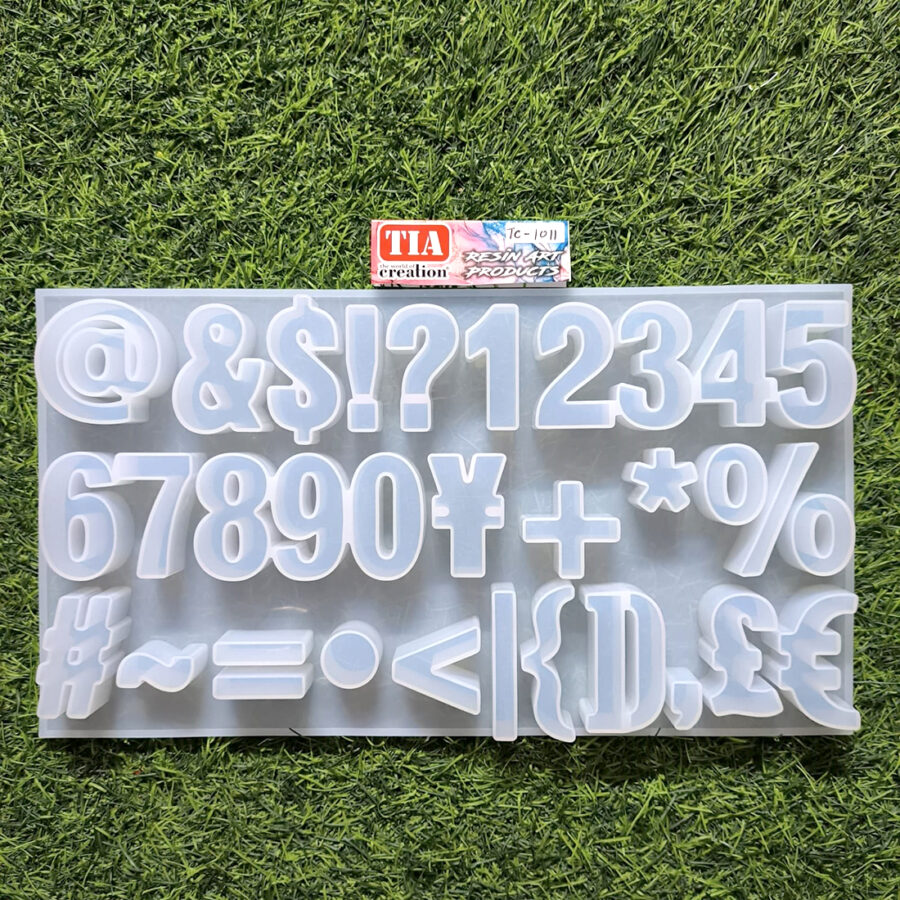 ABCD Alphabet 2 Inch NUMERIC Mould (TC1011)