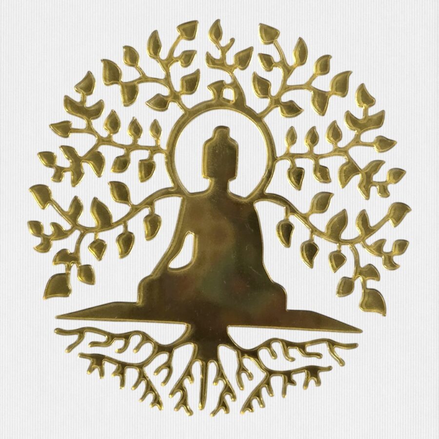 Mahaveer Swami With Tree Acrylic cutout