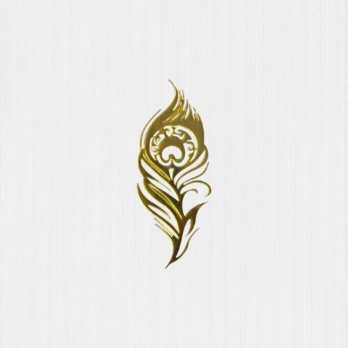 Peacock Feather Acrylic cutout - Product Image