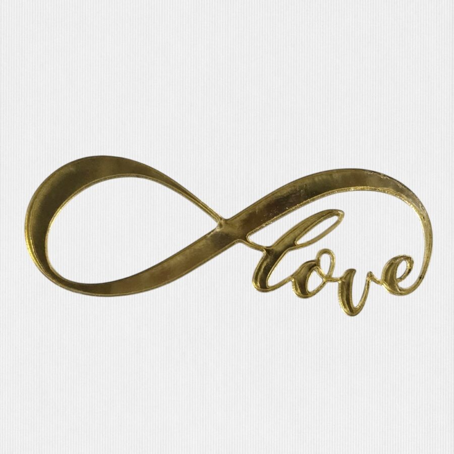 Infinity Love Acrylic cutout