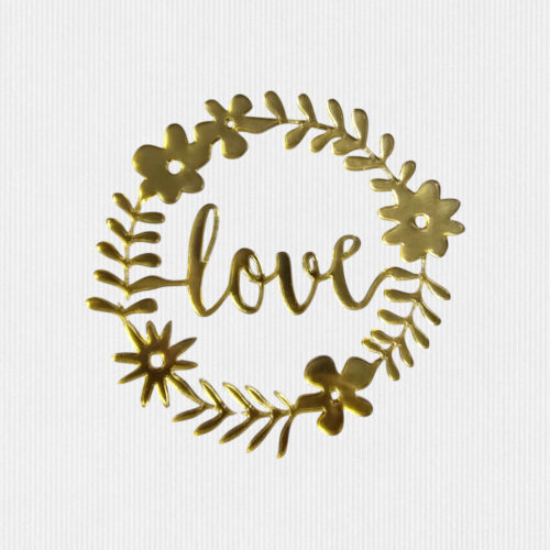 Love Frame Acrylic cutout - Product Image