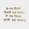 Om Namah Shivay Acrylic cutout - Product Image