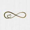 Infinity Love Acrylic cutout - Product Image