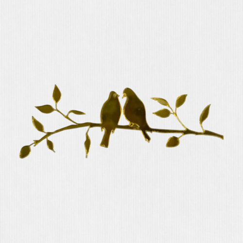 Love Birds Acrylic cutout - Product Image