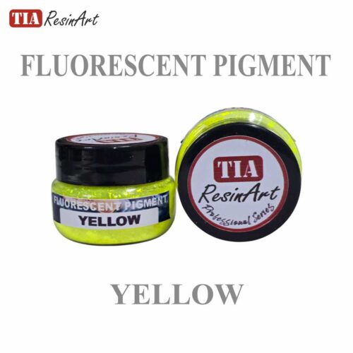 Bright yellow fluorescent pigment for epoxy resin crafts