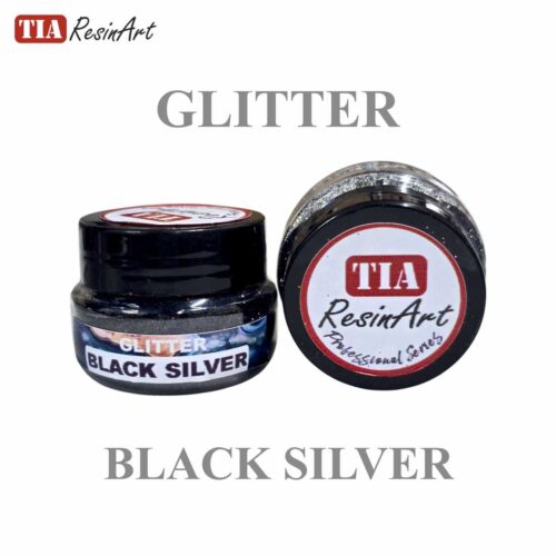 High-quality Glitter Resin Art Black Silver for resin crafting