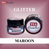 Maroon glitter for resin art with vibrant shimmer