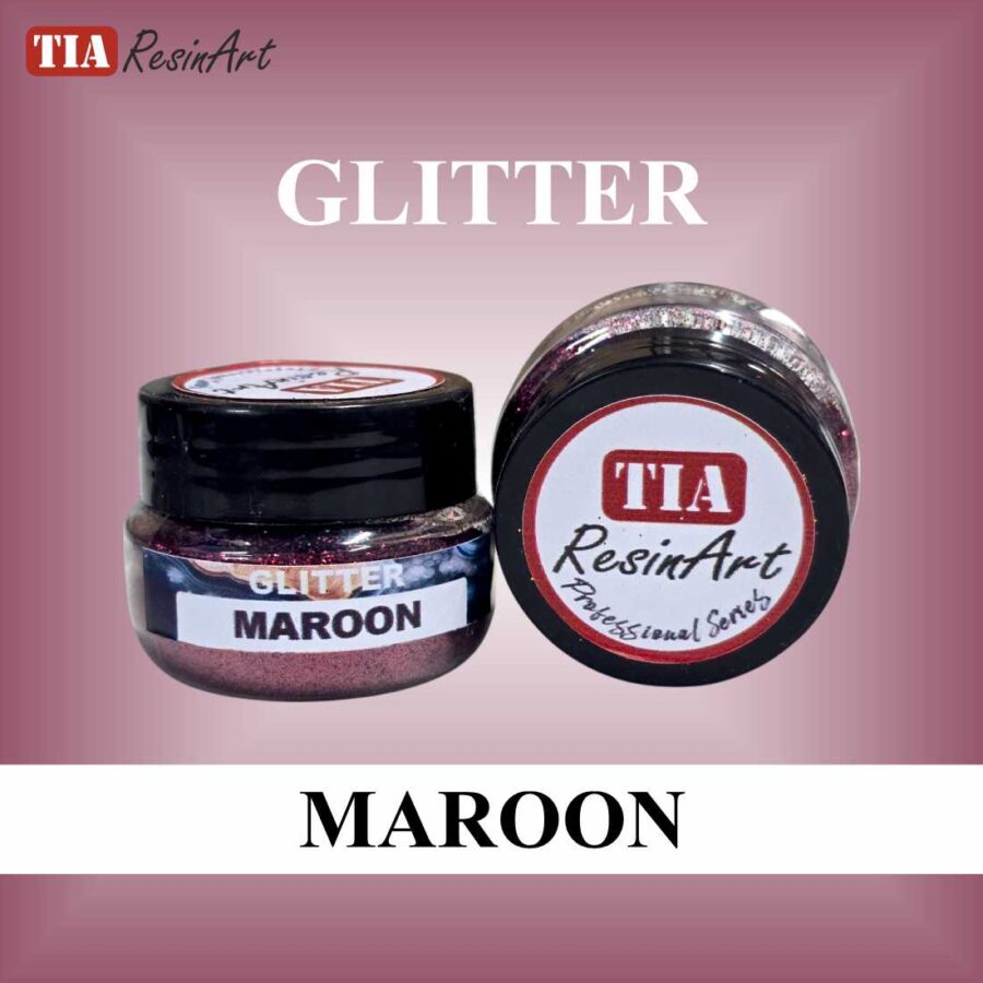 Glitter for Resin Art (MAROON)