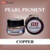 Pearl Pigment for Resin Art Copper color showcasing shimmering effect