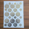 Arabic Embossed Sticker Sheet Premium for Resin Art