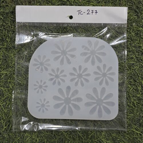 Flower 3D 10 Cavity Silicon Mould (TC277) - Product Image