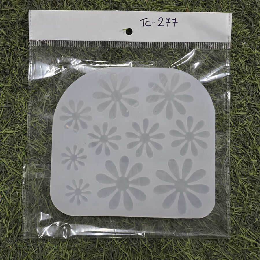 Flower 3D 10 Cavity Silicon Mould (TC277)