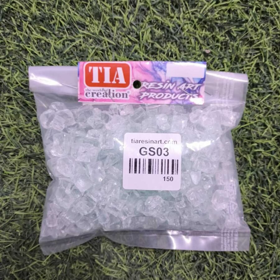 Glass Stone 6 to 8mm 500g