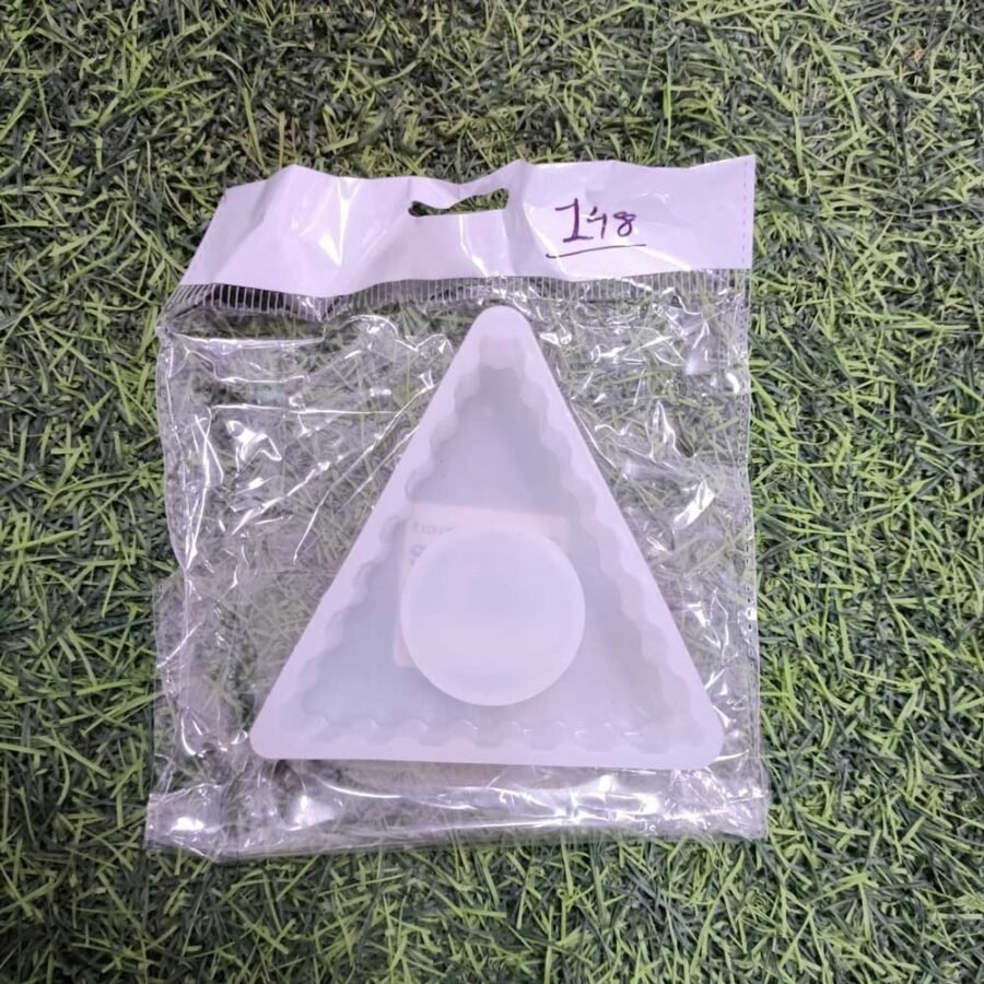 Triangle Shape T light Candle Silicon Mould (TC148)