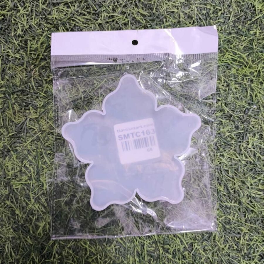 Flower Plain Coaster 5inch Silicon Mould (TC163)