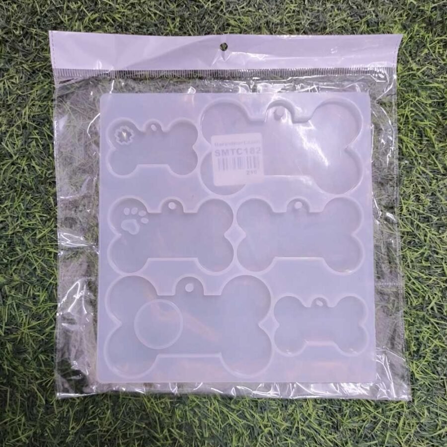 Big Dog Tag Silicone Mould (TC182)