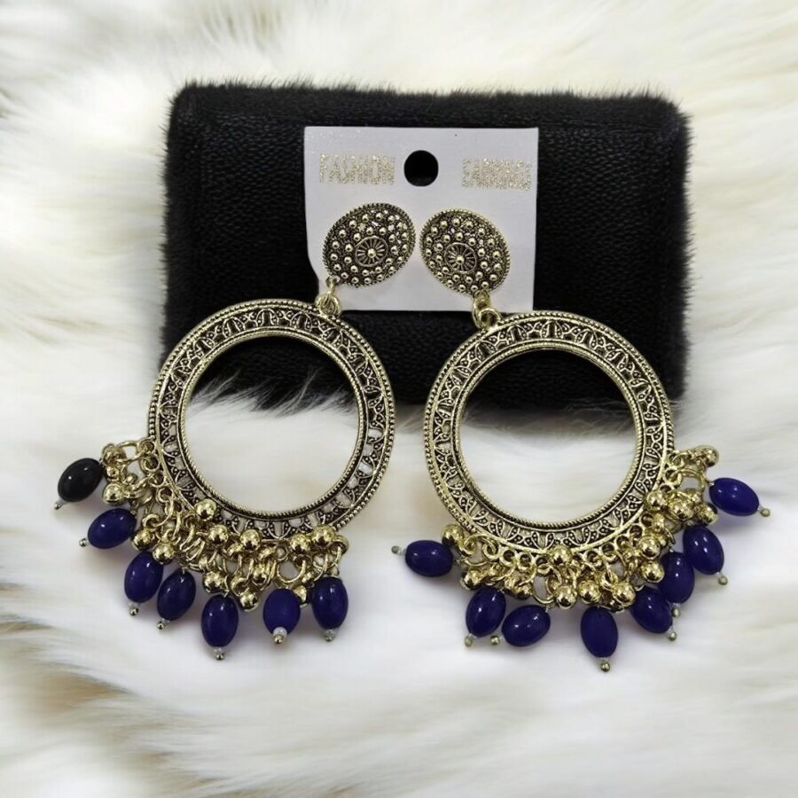 Jhumka Earring Bezels Golden For Resin Art (25)