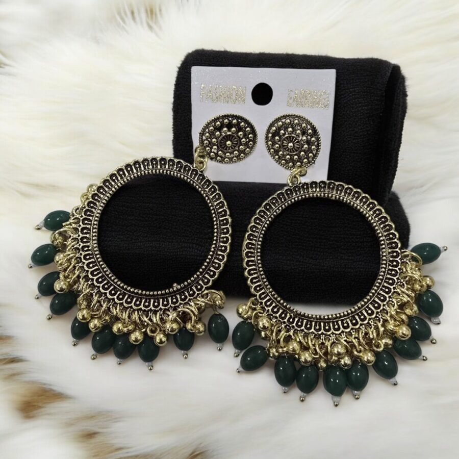 Jhumka Earring Bezels Golden For Resin Art (26)