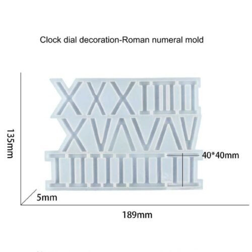 Roman Number For Clock Dial Mould (TR115) - Product Image