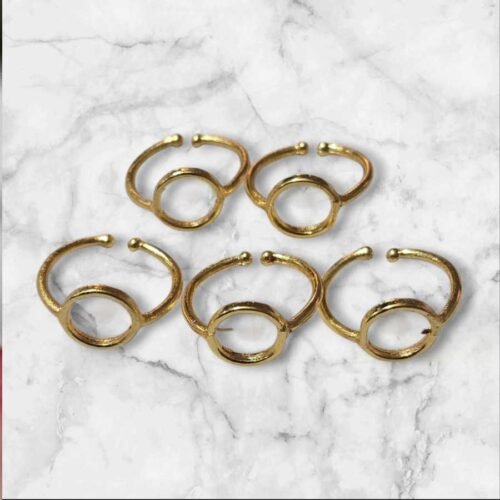 Golden Resin Art Ring product image