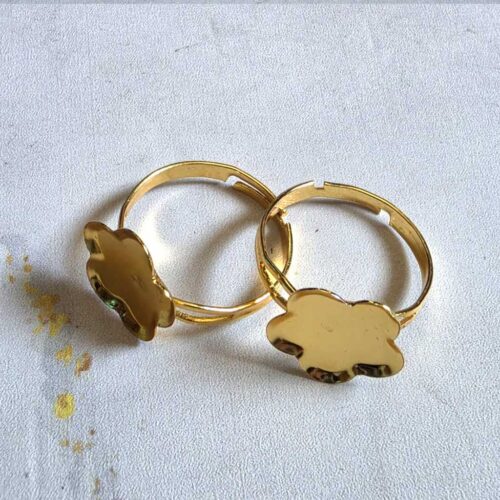 Star Pointed Golden Ring Base for resin art