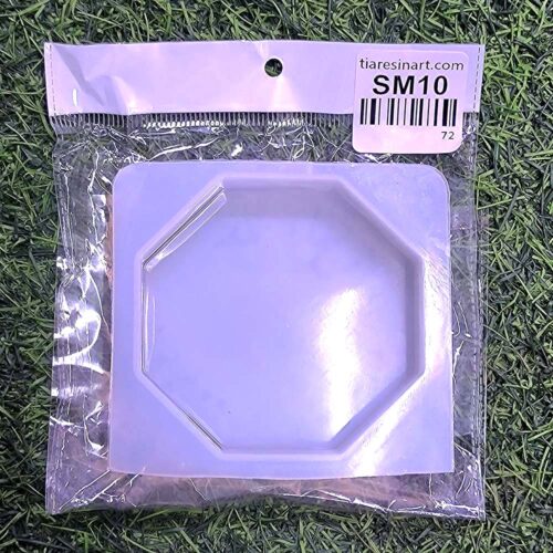 Coaster Hexadon 4inch 20mm Depth Silicon Mould - Product Image