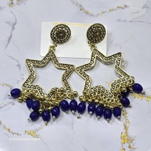 Jhumka Earring Bezels Golden Ultimate - Resin Art Supplies