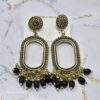 Jhumka Earring Bezels Golden Ultimate Resin Art