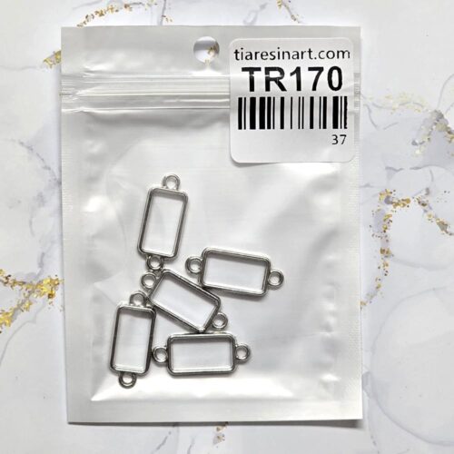 Pack of 5 Rectangle Bezels for Resin Art