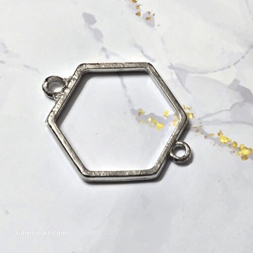 Bezel Hexagon pendants for resin art