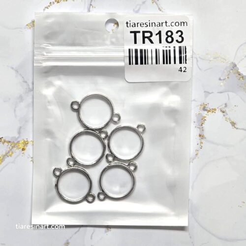 Bezels Round Pendant Earrings Craft Supplies