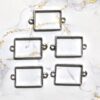 Rectangle Pendant Earrings Resin Art Pack