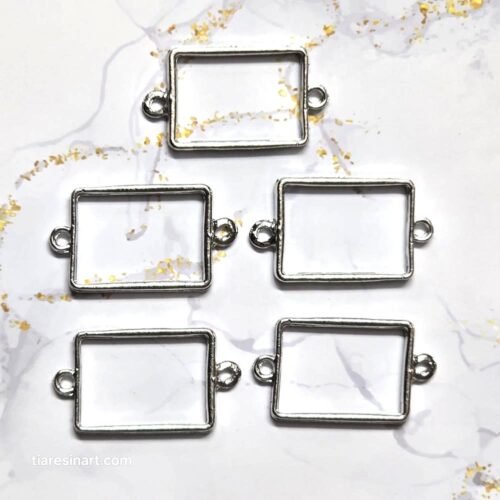 Rectangle Pendant Earrings Resin Art Pack