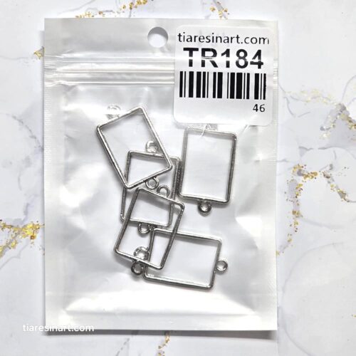Pack of 5 Rectangle Pendant Earrings for Resin Art