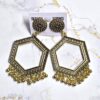 DIY resin jewelry with Golden Jhumka Earring Bezels
