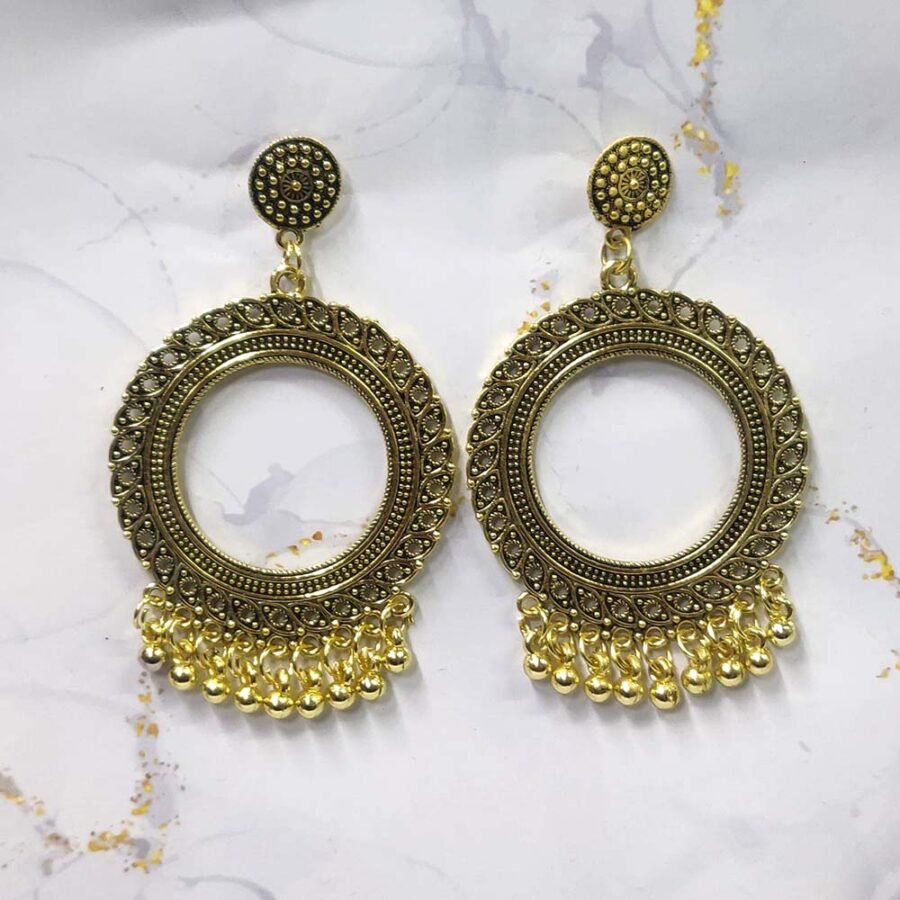 Jhumka Earring Bezels Golden For Resin Art (324) - Product Image