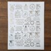 Slok EMBOSSED STICKER SHEET A/4 (08) - Product Image