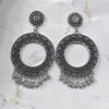 Jhumka Earring Bezels Silver For Resin Art (310) - Product Image