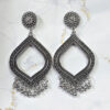 Jhumka Earring Bezels Silver For Resin Art (313) - Product Image
