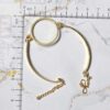 Bracelet Round Base with Chain for Resin Art